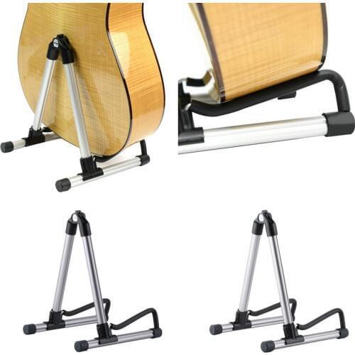 Guitar Stand Universal Folding A-Frame use for Acoustic Electric Guitars Guitar Floor Stand Holder 2018 New High Quality