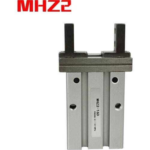 Pneumatic Finger Cylinder Parallel Gripper Manipulator Fixture MHZ2-10D 16D 20D 25D 32D 40DS/MHZL2