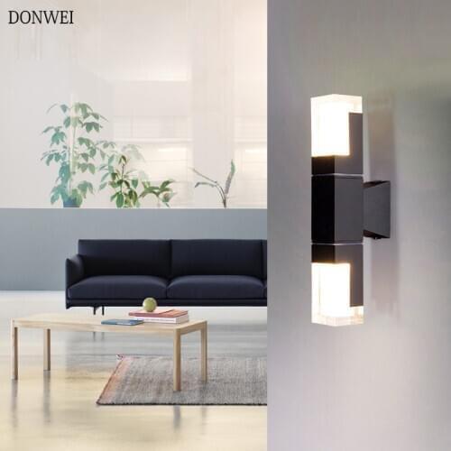 10W Modern Led Wall Light Dual-Head Wall Lamp Sconces for Bedroom corridor Outdoor waterproof Garden Porch Balcony wall lamp