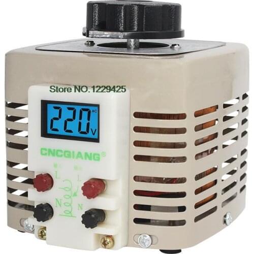 TDGC2-10KVA TDGC2 10KVA Single Phase Voltage Regulator Variac Adjustable Power Converter Voltage Transformer Input 220V 10000W