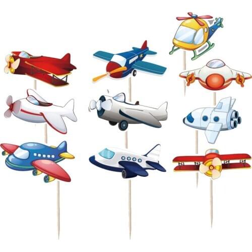 Cake inserted inserted sign childrens birthday party sign the toothpick cross-border 10 pieces of cake inserted card