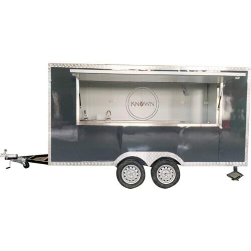 4M Length Ice Cream Kiosk Cart Street Fast Food Catering Trailer Mobile Hot Dog Vending Truck Van