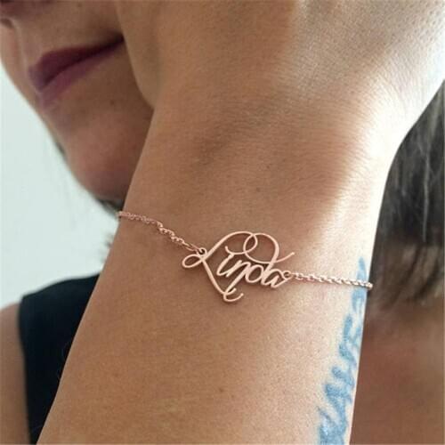 V Attract Name Bracelets
