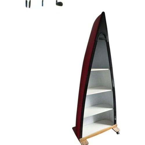 Canoe Wine Shelf for Household Furniture,modern Design Boat Wine Cabinet,manufacturer Wooden Wine Racks
