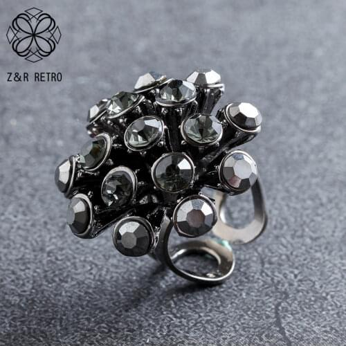 Vintage Accessories With Beads Rings Bijouterie Eternity Promise Female Jewelry For Women Decoration Wholesale Gift To Friends