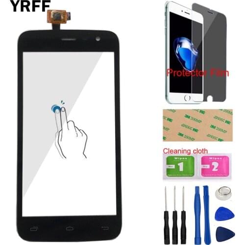 YRFF Mobile Phone Touch Screen Digitizer Lens Front Glass Panel For Dexp Ixion E150 Soul TouchScreen Touch Screen Sensor Gift