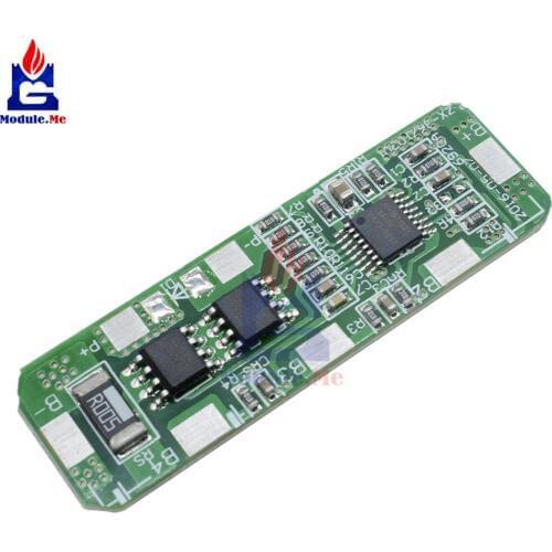 4A-5A PCB BMS Control Protection Board For 4 Packs 4S 18650 Li-ion lithium Battery Cell MOS Transistor Overcharge Short Circuit