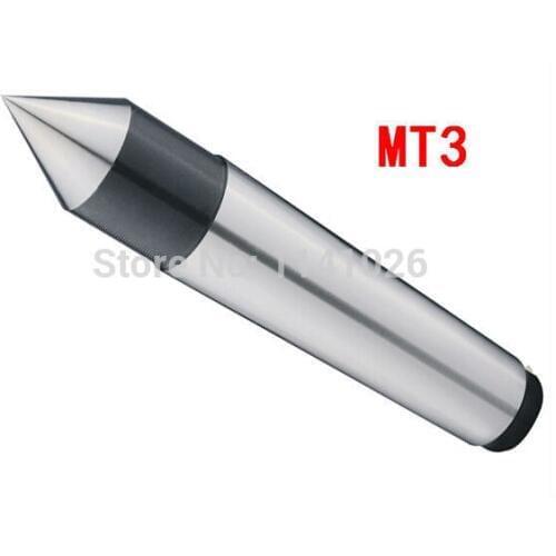 1 PCS Lathes Tailstock Machine Tool MT3 Morse Taper Alloy Solid Dead Center Drilling Lathe machine Support the Tailstock End