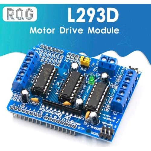 1pcs L293D Motor Drive Shield dual for arduino Duemilanove, Motor drive expansion board motor control shield
