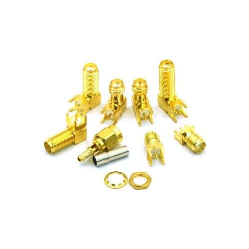 100 PCS SMA U.FL IPEX IPX / SMA-KE gps antenna socket female RF connector