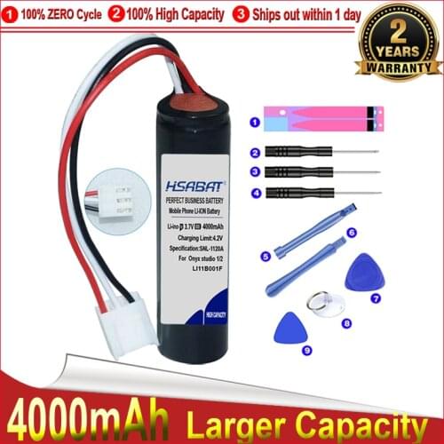 HSABAT 0 Cycle 4000mAh LI11B001F Speaker Battery for Harman Kardon Onyx studio 1,Onyx Studio 2 & 3 Replacement Accumulator