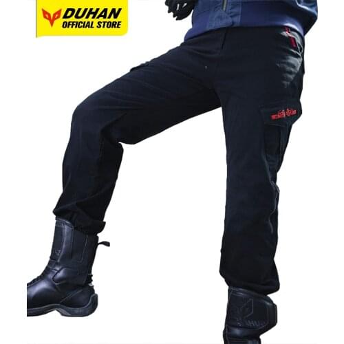 DUHAN Motorcycle Pants Waterproof Moto Riding Pants Body Protective Armor Motocross Trousers Off Road Unisex Riding Pantalon