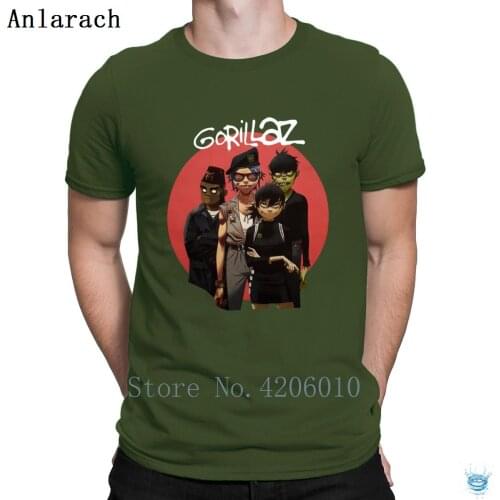 Gorillaz Humanz T-Shirts Clever 2018 Leisure Streetwear T Shirt For Men Euro Size Humor Hot Sale Design
