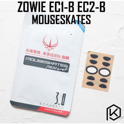 Hotline games 2 sets/pack competition level mouse feet skates gildes for zowie ec1b ec2b ec1-b ec2-b 0.6mm thickness