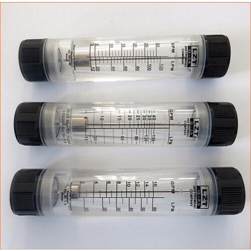 LZT-25G 4-40GPM/15-150LPM(1 internal thread) Pipe flow meter Flow Meter rotameter LZT25G Tools Flow Stainless steel water liquid