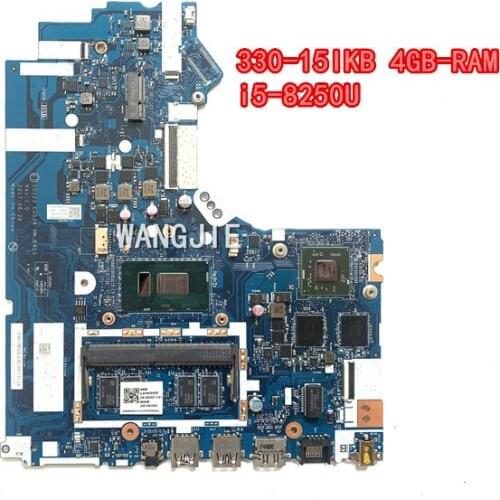 5B20Q11J41 NM-B453 Laptop motherboard for Lenovo Ideapad 330-15IKB mainboard 4GB-RAM i5-8250U SR3LA + GPU 100% working