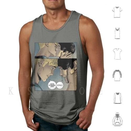 Billyteddy Tank Tops Vest Sleeveless Billy Kaplan Boy Billyteddy Young Kate Bishop Teddy Altman Wicca Kid Comics Civil War
