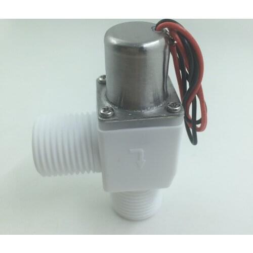 Brass G1/2 inch miniature Induction sanitary ware bistable water control pulse solenoid valve, energy saving valve 4.0