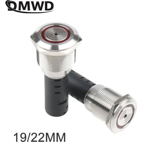 19mm 22mm Metal Buzzer 12V 24V 220V Flash Red LED Lamp Light 80DB sound Metal Buzzer