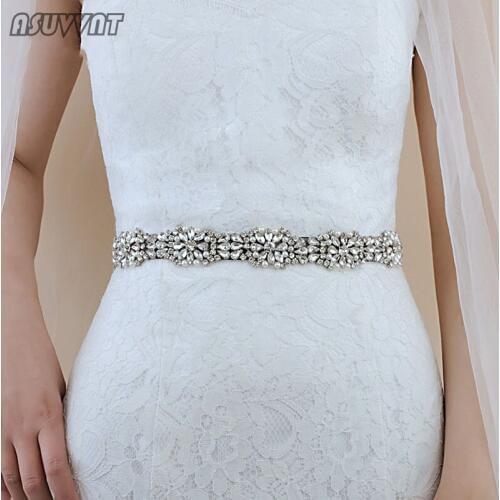 Fashion Belts Handmade Wedding Bridal Belt Pearl Wedding Dress Belts Vintage Rhinestone Bridal Belt For Women Girl Dress Up