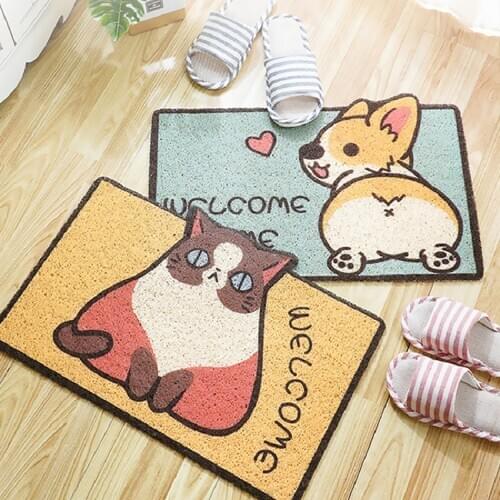 Cartoon Carpets Doormats Rugs For Home Bathroom Living Room Entrance Door Floor Stair Kitchen Bedroom Hallway Pvc Non-Slip Clean