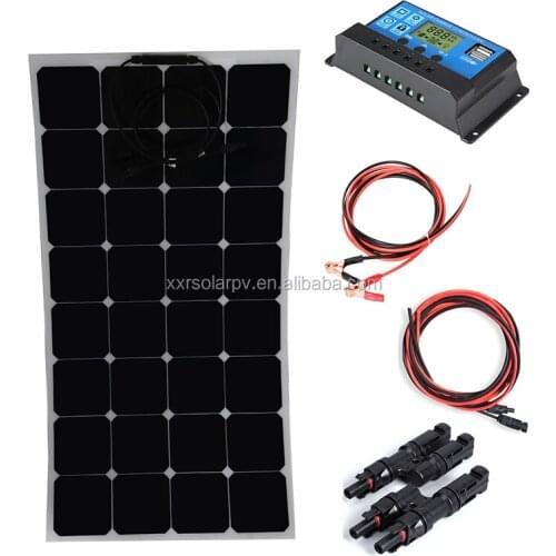 Outdoor Camper Solar Power System 300w With AC Charging For outdoor travel,motorhomes, Camping