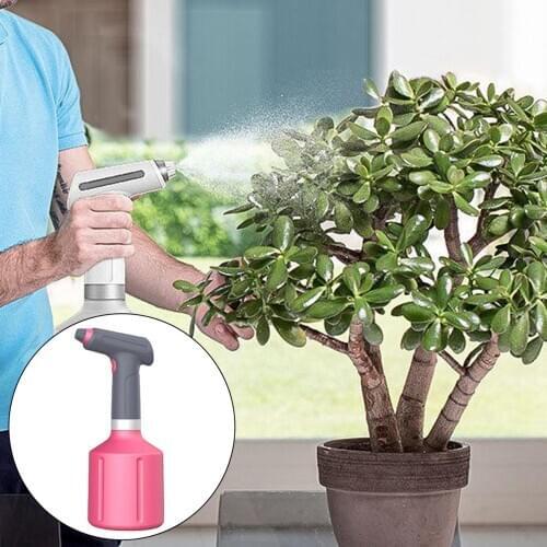 Automatic Electric Garden Sprayer, Rechargeable high-pressure Manual Spray-free Water Spray Pot 900ml Easy to clean