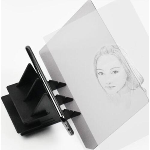Optical Imaging Drawing Board Lens Sketch Specular Reflection Dimming Bracket Develop Hand-eye Coordination 20.2x13.5cm