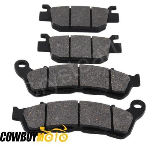 4pcs/set Motorcycle Motorbike Front And Rear Brake Pads For Honda 2005 2006 2007 2008 2009 Forza 250 NSS250 05-09