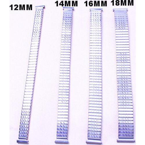 Wholesale 40pcs/lots High quality 12MM,14MM,16MM,18MM, stainless steel Watch Bands elasticity watch strap-05131