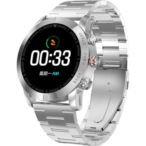 Nennbo S10 Smart Watch 1.3'' IP68 Waterproof Bluetooth 4.2 Smartwatch Heart Rate Monitoring Compass Sport Watch for Android iOS