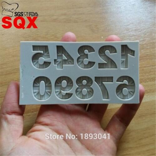 Special shape digital silicone cake mold, cake decoration tools, kitchen accessories SQ1723