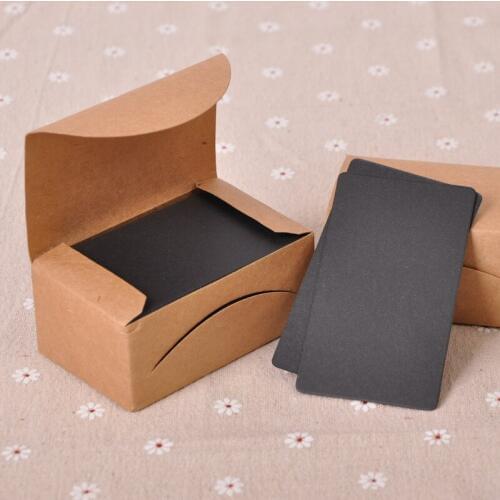 VIVID Black Graffiti Blank Message Paper 300GMS Rounded Memo Word Cards 400 Sheets