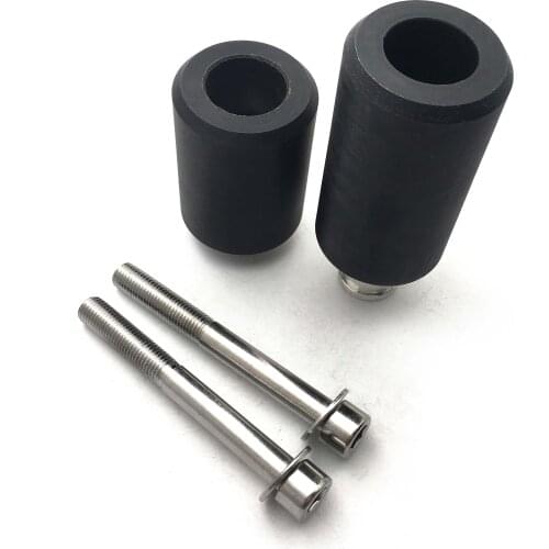 Aftermarket free shipping motorcycle parts No Cut Frame Slider Crash Protector For 2004-2011 Yamaha FZ6 Fazer FZ6S BLACK