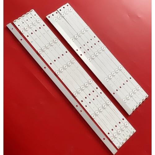 12PCS/set New LED Strip For AOC TV LD50V02S T5002S LE50D1452 50PFF3655/T3 GJD500611002-X2-L-R LB-PF3528-GJD2P5C506X11-R-B