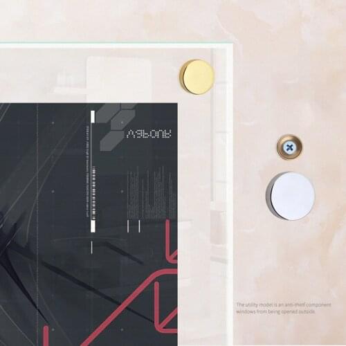 4PCS Billboard decoration nails glass fasteners mirror fixing nails stainless Can fix and decorate mirrors greatly