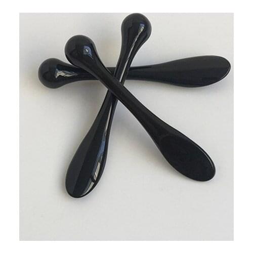 500pcs Black Plastic Cosmetic Spatula DIY Masks Cream Face Beauty Makeup Tool Mask Spoon Facial Mask Stick
