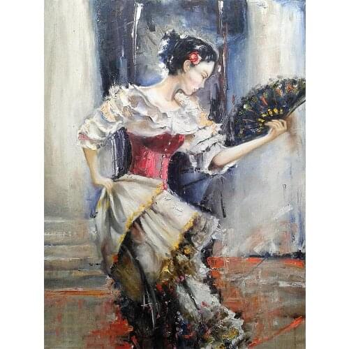 Ballet Woman Printed Canvas 11CT Cross Stitch Embroidery Set DMC Threads Hobby Needlework Handicraft Handiwork Mulina Stamped