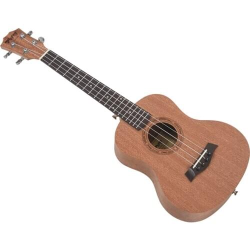 BWS EST&1988 26 Inch Mahogany Wood 18 Fret Tenor Ukulele Acoustic Cutaway Guitar Mahogany Wood Ukelele Hawaii 4 String Guitarra