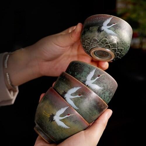 Chinese Master Cup Stoneware Tea Cup Retro Kung Fu Tea Cup Personal Master Cup Tea Cup