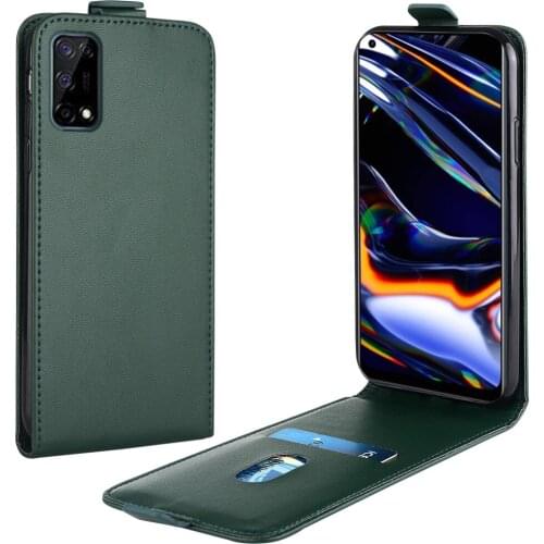 Flip Up and Down Leather Case for Realme 7 Pro Case RMX2170 RMX2151 RMX2163 Vertical Cover for Realme 7Pro Case Phone Bag