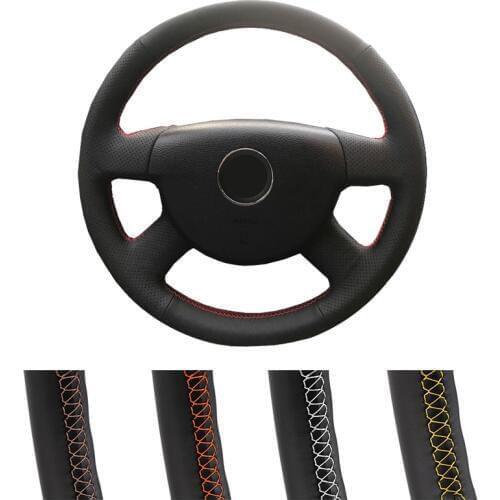 DIY Customized Car Steering Wheel Cover For Volkswagen VW Passat B6 Auto Artificial Leather Steering Wrap