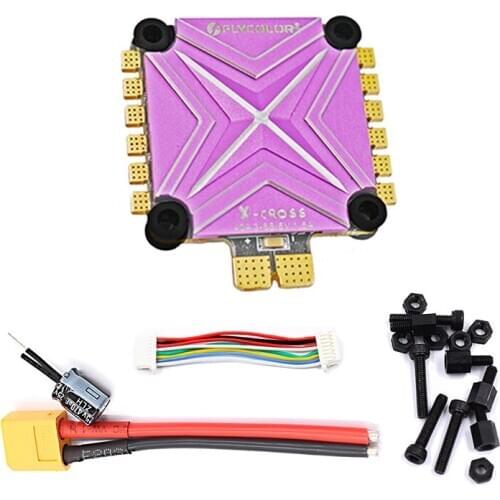 Flycolor 4in1 BLHeli32 ESC X-Cross BL-32 3-6S 40A Electronic Speed Controller BEC 5V 1.5A for RC Racing FPV Multi-axle