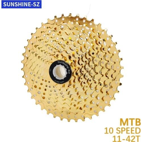 Mountain Bike Golden Freewheel 10 speed 11T 12T 13T 15T 18T 21T 24T 28T 32T 36T 42T cassette 30 speed for SHIMANO DEORE M610