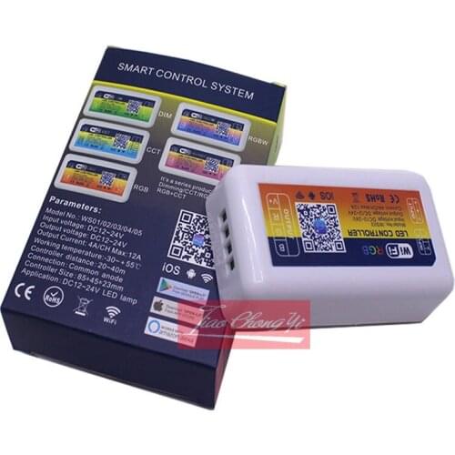 Hot Wireless Wifi LED Strip Dimmer Controller DC12-24V RGB for 3528 5050 LED RGB strip light