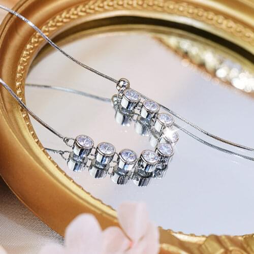 JUWANG Natural Pearl Chain Bracelets Exquisite Smiley Women Glamour Luxury Bracelets Personalized Shine Anniversary Trendy Gift