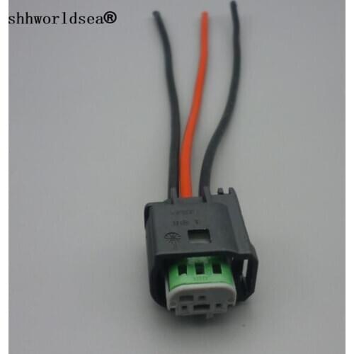Shhworldsea 3 pin female accelerator pedal waterproof electrical connector plug for Benz for BMW Citroen Peugeot 2-967642-1