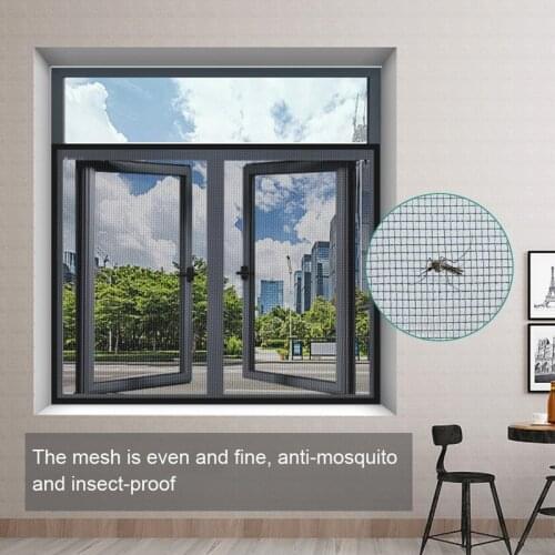 Indoor Insect Screen Anti Mosquito Net Customizable DIY Custom Mesh Material Polyester Screen Mosquito Bug Room Curtain Mesh