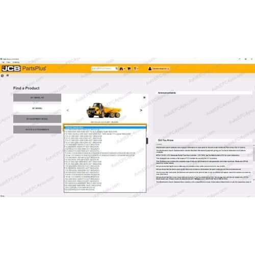 JCB Spare Parts Plus+ 2.00 [2017]+Service Manual