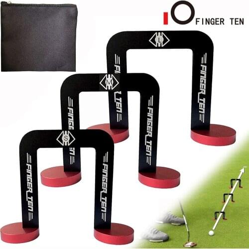 3Pcs Portable Lightweight Golf Swing Trainer Set with Protective Pouch Bag Golfer Training Aim Target Accessories Drop Shipping